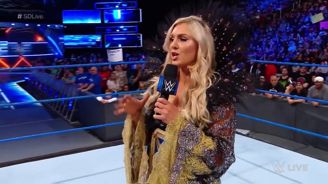 Charlotte Flair and Naomi react to the Women's Royal Rumble Match SmackDown LIVE, Dec. 19, 2017