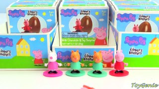 Best Learn Colors Video For Preschool With Peppa Pig Chocolate Surprise Eggs