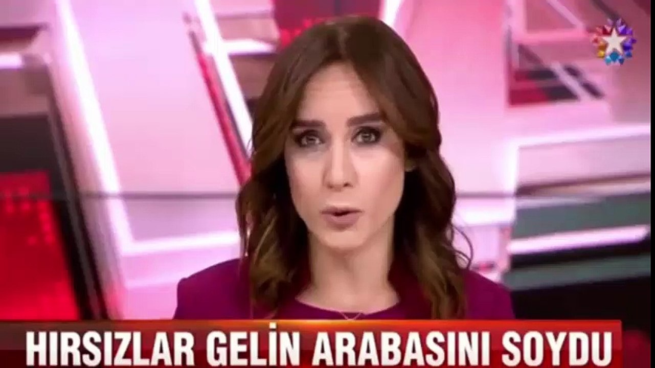 Gelin Fotoğraf Çektiriken Hırsızlar Gelin Arabasını Soydu...!