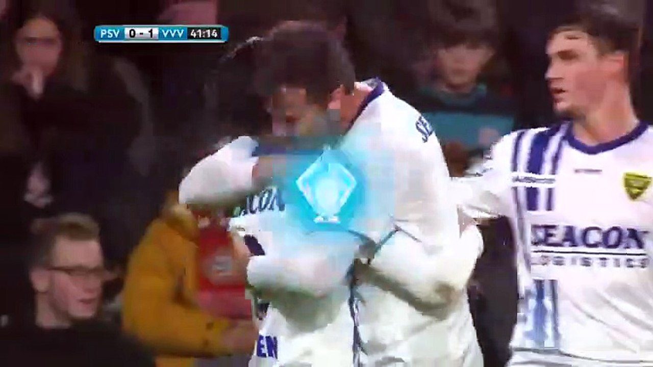 Moreno Rutten Goal HD PSV Eindhoven 0-1 VVV-Venlo 20.12.2017