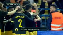 0-1 Το γκολ του Λάζαρου Χριστοδουλόπουλου - Παναιτωλικός 0-1 ΑΕΚ  - 20.12.2017