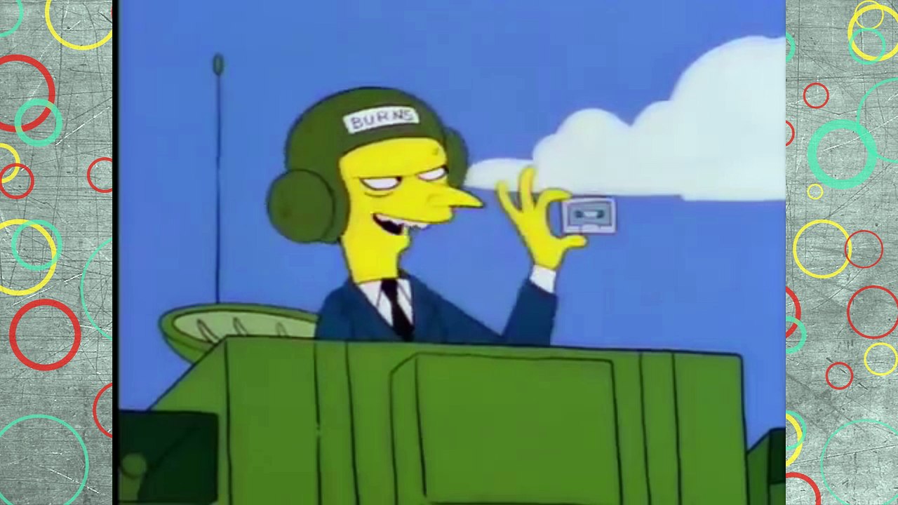 Mr. Burns tank: Under the sea (English)