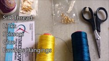 how to make silk thread tassel earrings at home | silk thread tassel tutorial, simple life hacks