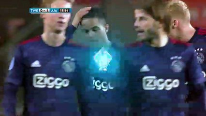 Justin Kluivert  Goal HD  Twente 0-1 Ajax  20.12.2017