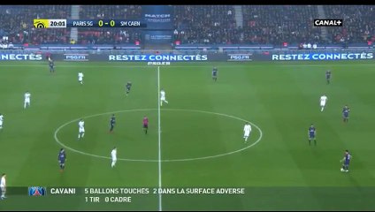 Cavani E.  Goal HD - Paris SG	1-0	Caen 20.12.2017