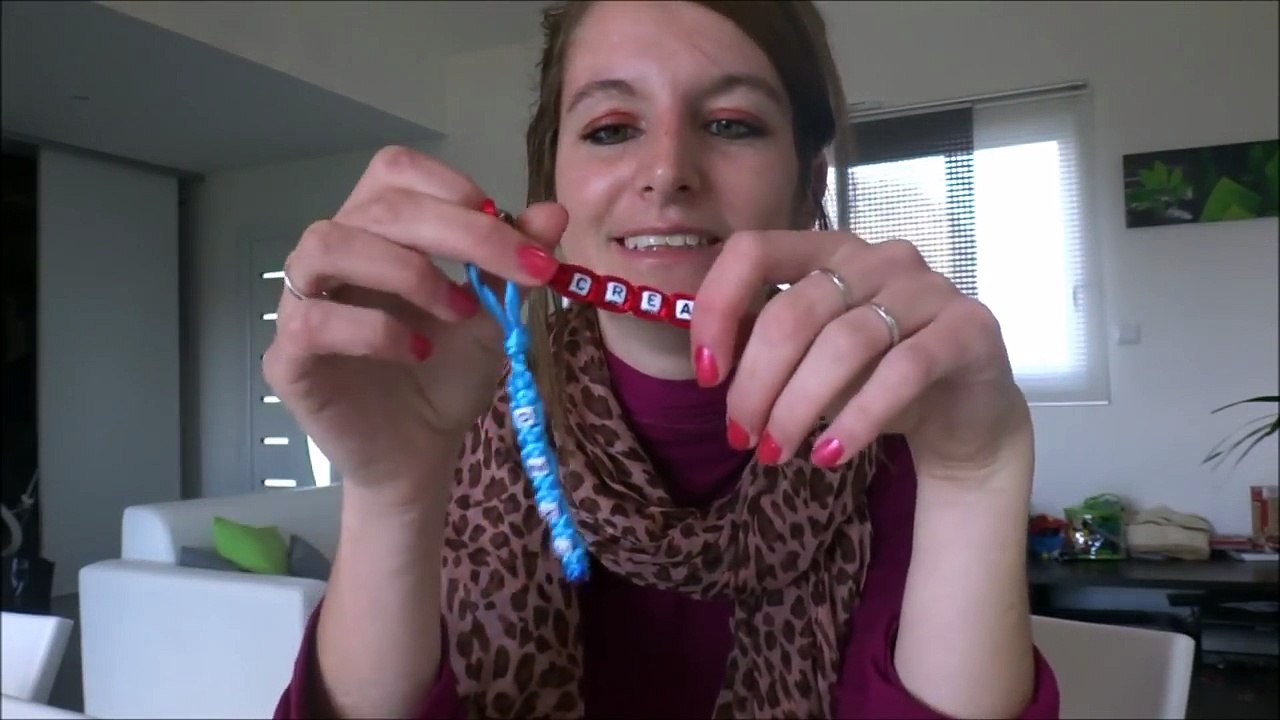 tuto idée cadeau : tuto porte clé prénom shamballa diy