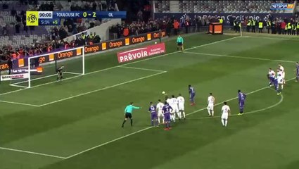 Max Gradel Goal - Toulouse 1-2 Lyon 20-12-2017