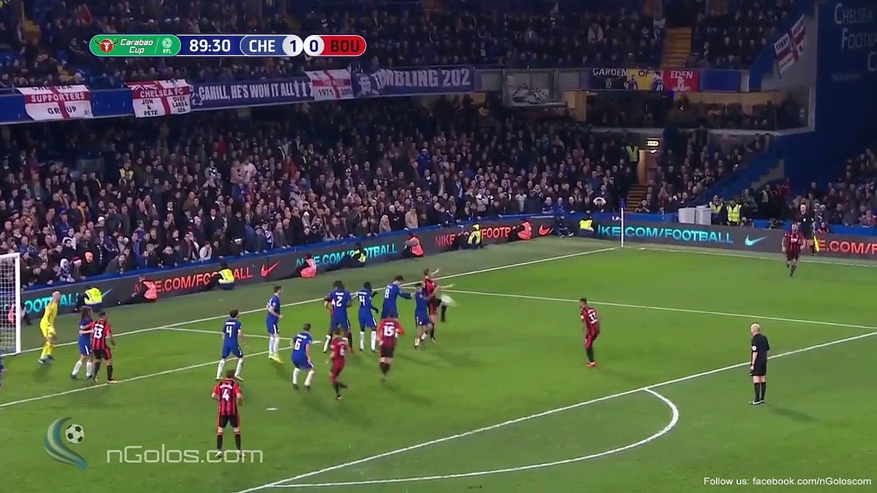 Dan Gosling 90th Minute Equalizer vs Chelsea (1-1)