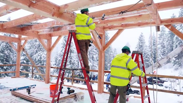 #1 MOST ANTICIPATED VIDEO (Timber Frame House Raising)