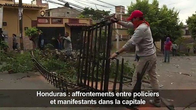 Honduras/élections: affrontements entre policiers, manifestants