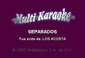 Los Acosta - Separados (Karaoke)