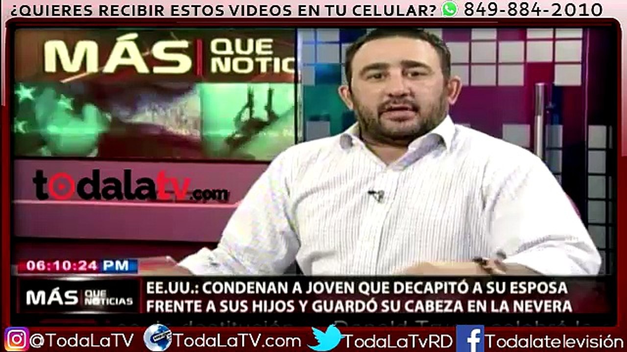 Condenan a joven que decapitó a su esposa frente a sus hijos-Más Que Noticias-Video