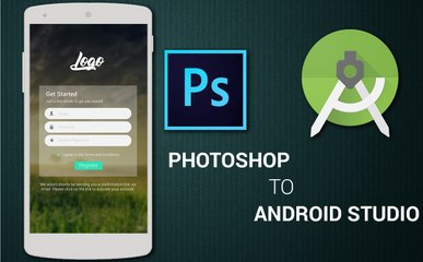 Login screen from Photoshop to Android Studio