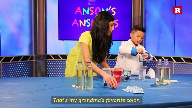 Anson Wong, boy genius, makes a liquid motion lamp | Anson's Answers