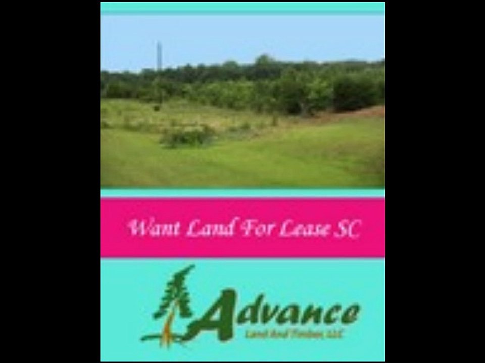 Want Land For Lease SC