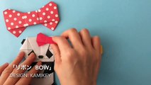 折り紙★リボン　Origami Bow（カミキィ kamikey)-dQ1v_7EgCBM