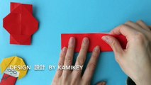 折り紙★赤ちょうちん　紅燈籠　Origami Red Lantern（カミキィ kamikey)-JgBGRnaeVSw
