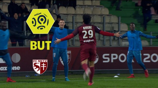 But Emmanuel RIVIERE (83ème) / FC Metz - RC Strasbourg Alsace - (3-0) - (FCM-RCSA) / 2017-18