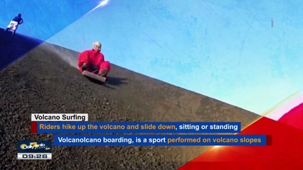 #WTFACTS: Volcano surfing