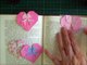 折り紙 1枚 ハートのリボン　しおり 簡単な折り方（niceno1）Origami Heart with bow　bookmark tutorial-DabUU68atzI