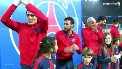 ملخص مباراة باريس سان جيرمان وكان  3-1 - تألق الثلاثى المرعب - الدورى الفرنسى
