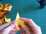 折り紙 くす玉 飾り折り 谷折り 30ユニット 折り方 Origami Kusudama Decoration folding 30units-ipRCIfQ25sU