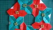 折り紙 クリスマスリース ポインセチア２の簡単な折り方（niceno1）Origami Christmas wreath Poinsettia tutorial-zfG0RR-C1CI