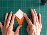 折り紙 サンタクロースの帽子　簡単な折り方（niceno1）Origami Santa Claus hat-VMDr6ylkOfg