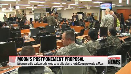 U.S. pours cold water on President Moon's drill postponement proposal