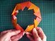 折り紙 バラのリース 折り方（niceno1）Origami Roses flower wreath-ZBffSGpP95Q