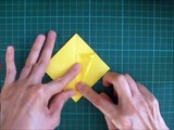 折り紙 バラの花 つぼみ 立体 簡単な折り方（niceno1）Origami Roses flower bud 3D-XIu6RnsHn-A