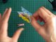 折り紙 ポケモン ピカチュウのバスケット しおり 簡単な折り方（niceno1）Origami pokemon pikachu in the basket bookmark-37UjNQRnLV4