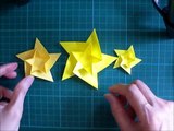 折り紙 星の入れ物（皿）2 簡単な折り方（niceno1）Origami Star dish-YqcO-v7i_CA