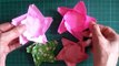 折り紙　桜の花の入れ物（お皿）2 折り方（niceno1）Origami Flower Cherry blossoms dish sakura-UlJwCIPNmJ4