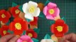 折り紙　椿の花のリース 簡単な折り方（niceno1）Origami Camellia flower wreath tutorial-mUzWY4t2sW4