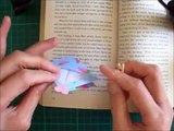 折り紙 犬のバスケット しおり 簡単な折り方（niceno1）Origami dog in the basket bookmark-3UZFFUwmY_I