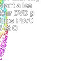 DURAGADGET Etui en jaune résistant à leau pour lecteur DVD portable Philips PD7006P05 et