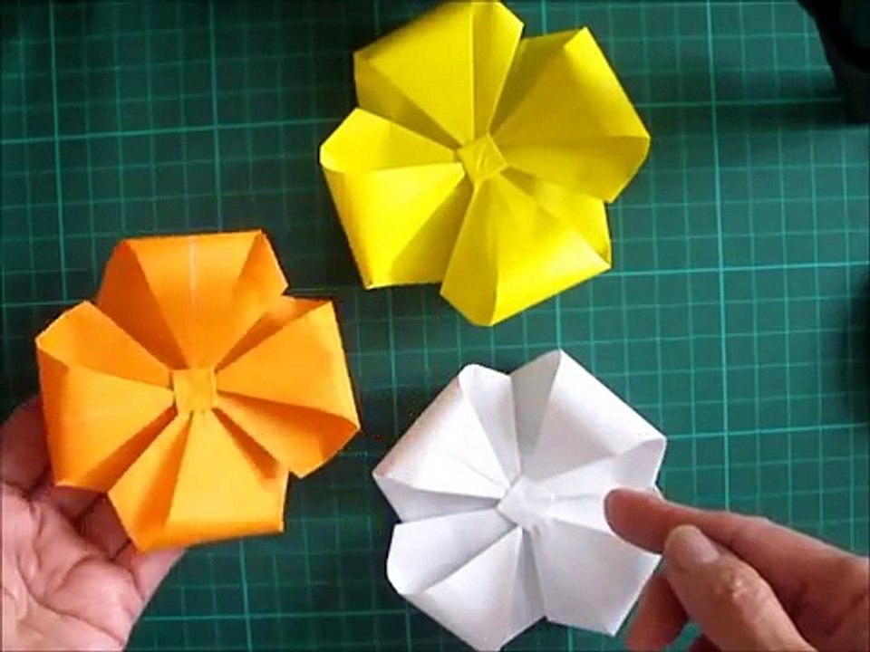 折り紙 花 立体 折り方 Niceno1 Origami Flower 3d Jdykku1j2jg Video Dailymotion