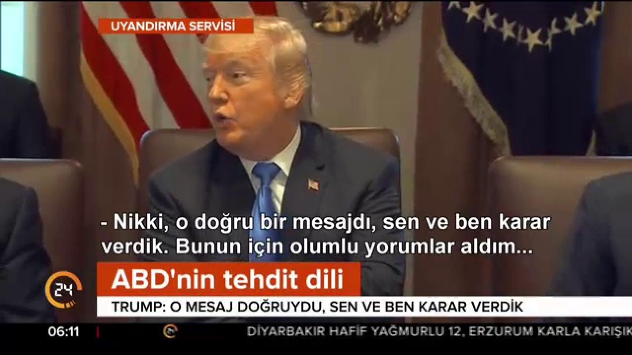 Tehdit etti