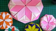 折り紙 花のコースターの簡単な折り方（niceno1）Origami Flower coaster tutorial-4vWH1BuRKhA