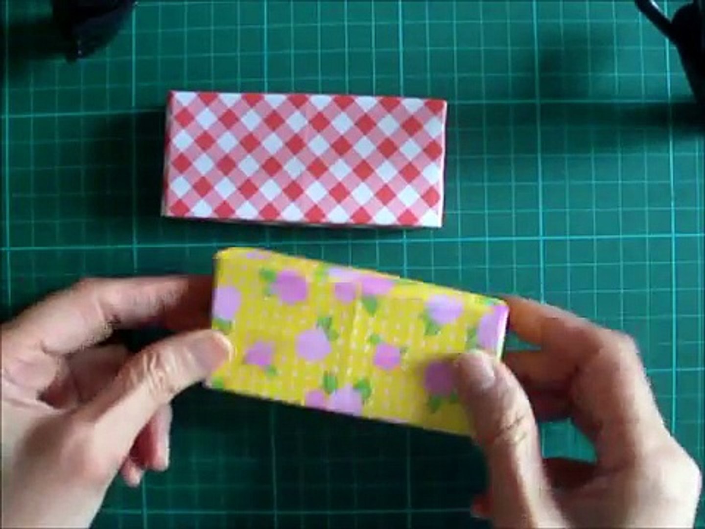 折り紙 長方形の箱 フタ付き 簡単な折り方 Origami Rectangle Box With Lid Yix Wifqju Video Dailymotion