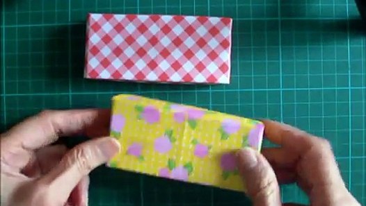 折り紙 長方形の箱 フタ付き 簡単な折り方 Origami Rectangle Box With Lid Yix Wifqju Video Dailymotion