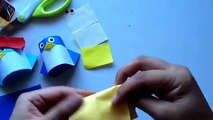【origami 】penguin 折り紙でペンギン-1xvA5--2Xjg