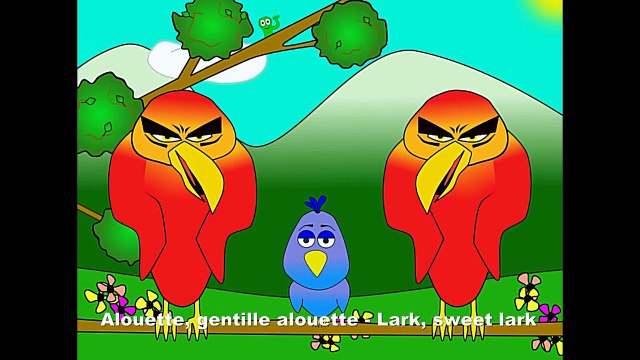 Alouette, gentille alouette - alain le lait (French body parts - for birds) - YouTube