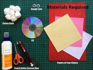 Santa's Face using Waste CD  Preschool Craft  Fun Craft for Kids