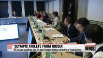 IOC releases guidelines on uniforms for 'neutral' Russian athletes