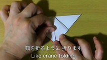 Origami Heart Crane.     折り紙 ハート 鶴-3P3ZMMuyecE