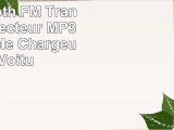 Version AmélioréeLEONC Bluetooth FM Transmetteur Lecteur MP3 avec Double Chargeur de