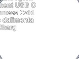 SilicOne Câble nylon de chargement USB Câble de données Câble Aux Bloc dalimentation