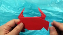 折り紙 カニ       Origami crab-AzOXzY8wta4